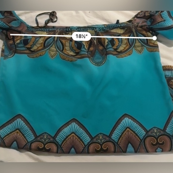 Glam Y2K Bohemian off the Shoulder Short Dress Size S - Picture 7 of 9